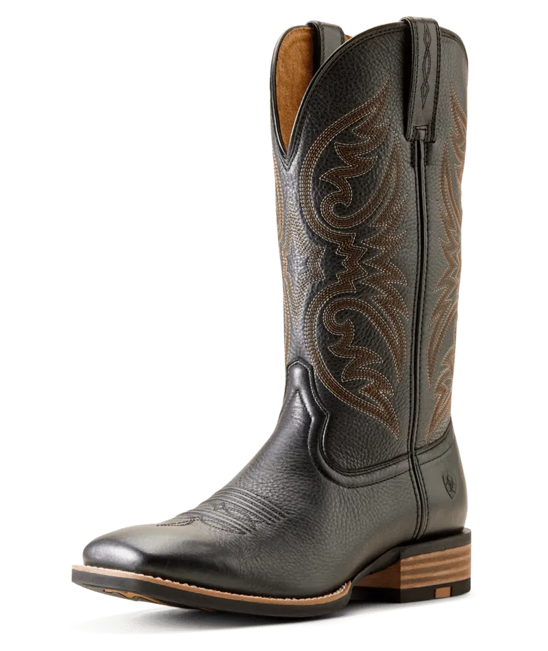 Ariat Men's Black Carbon Ricochet Cowboy Boot