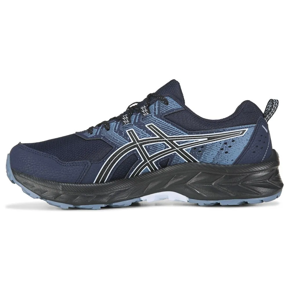 Asics Men's GEL-Venture 9 Medium/Wide Trail Running Shoe , color midnight/sky wide