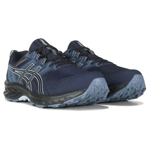 Asics Men's GEL-Venture 9 Medium/Wide Trail Running Shoe , color midnight/sky wide