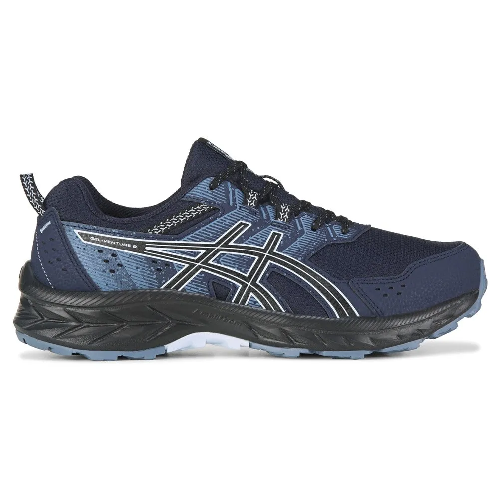 Asics Men's GEL-Venture 9 Medium/Wide Trail Running Shoe , color midnight/sky wide