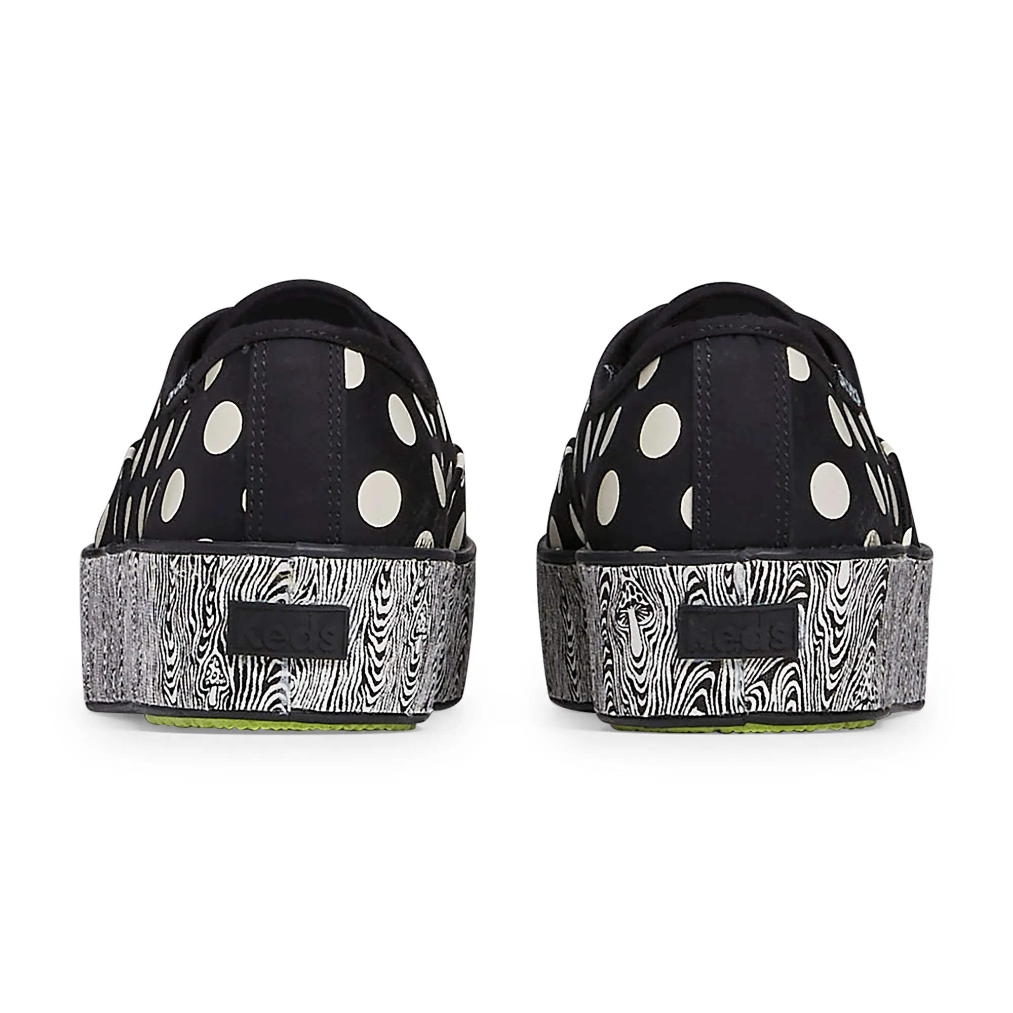 BATSHEVA KEDS POINT POLKA DOT BLACK/WHITE