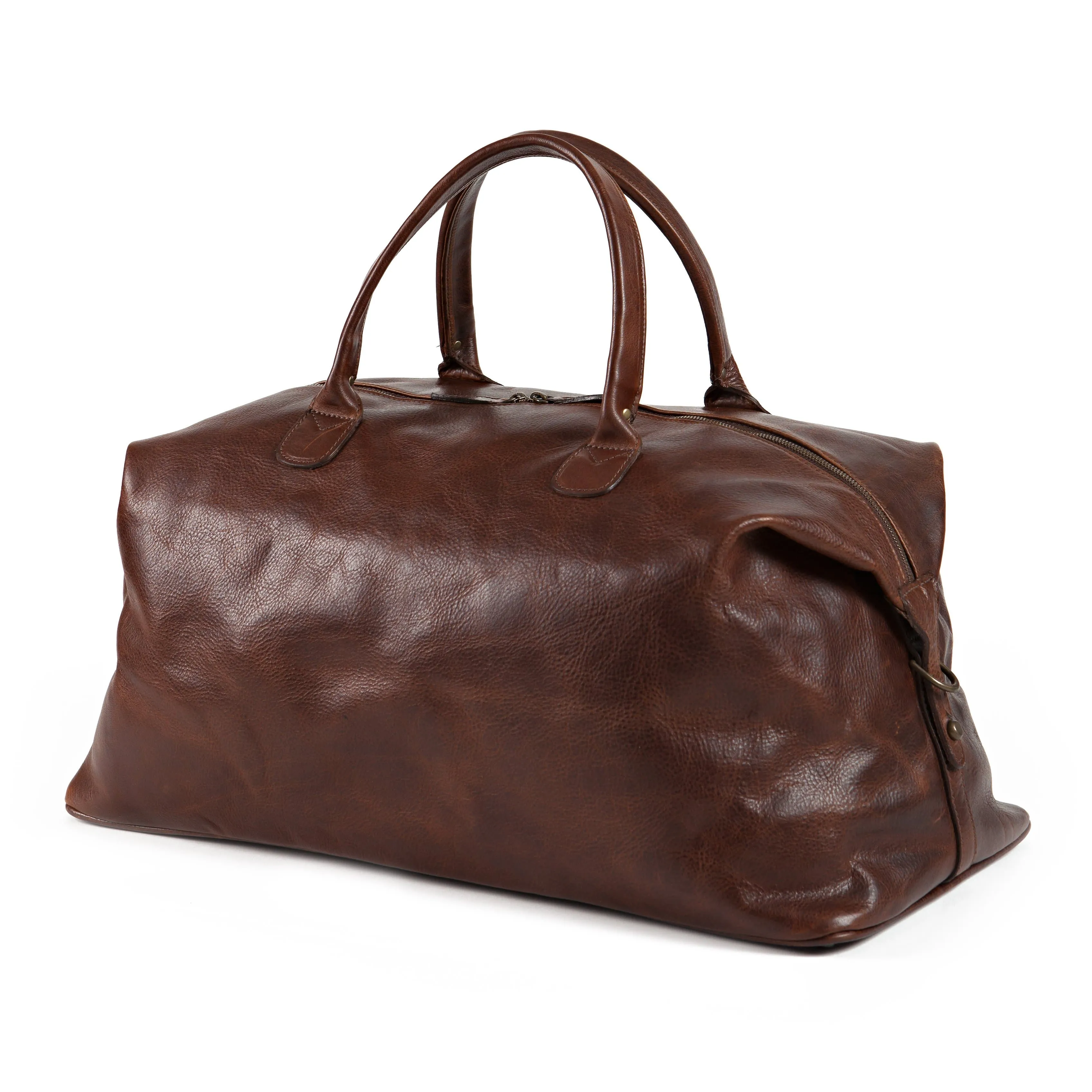 Benedict Weekend Bag- Titan Milled Brown