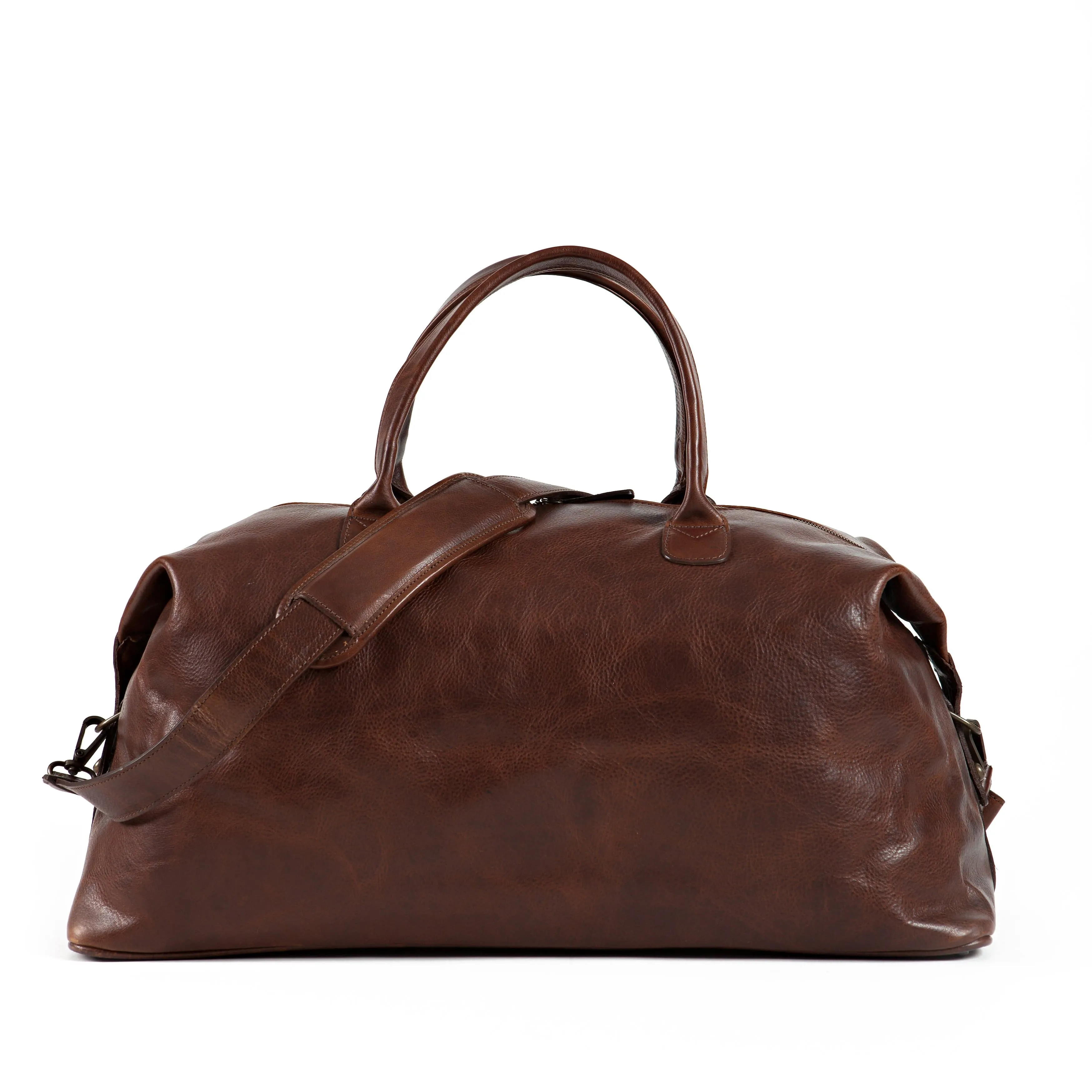 Benedict Weekend Bag- Titan Milled Brown