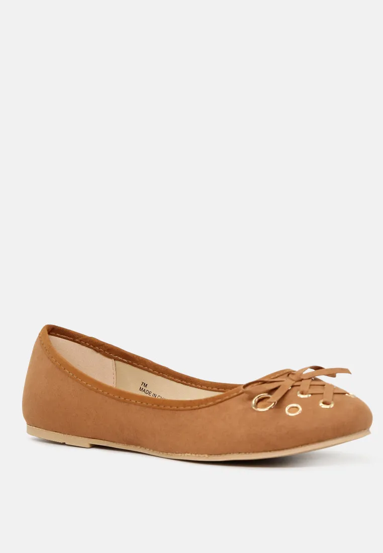 Brittany Ballerina Flats With Bow