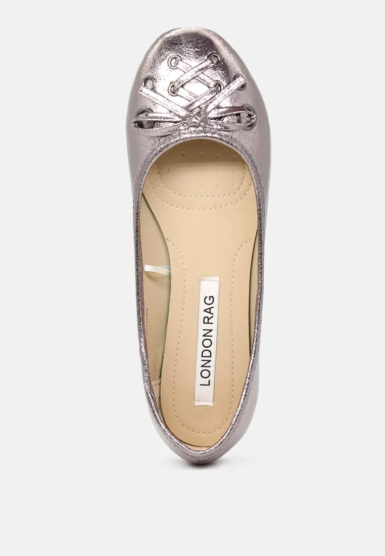 Brittany Ballerina Flats With Bow