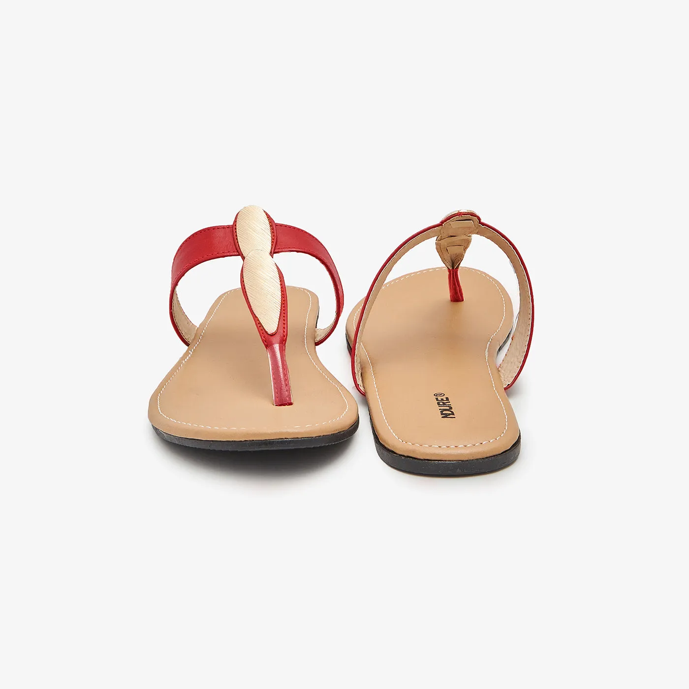 Buckle Trim Women Chappals