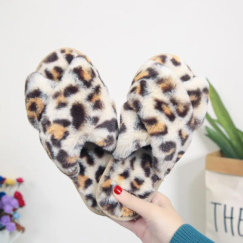 Cozy Leopard Slippers