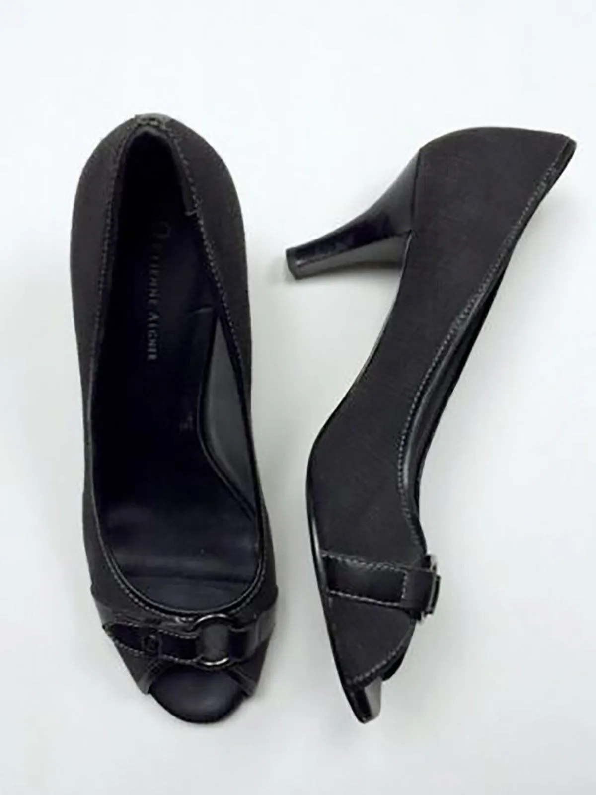 Etienne Aigner Size 10 Charcoal Gray Pumps