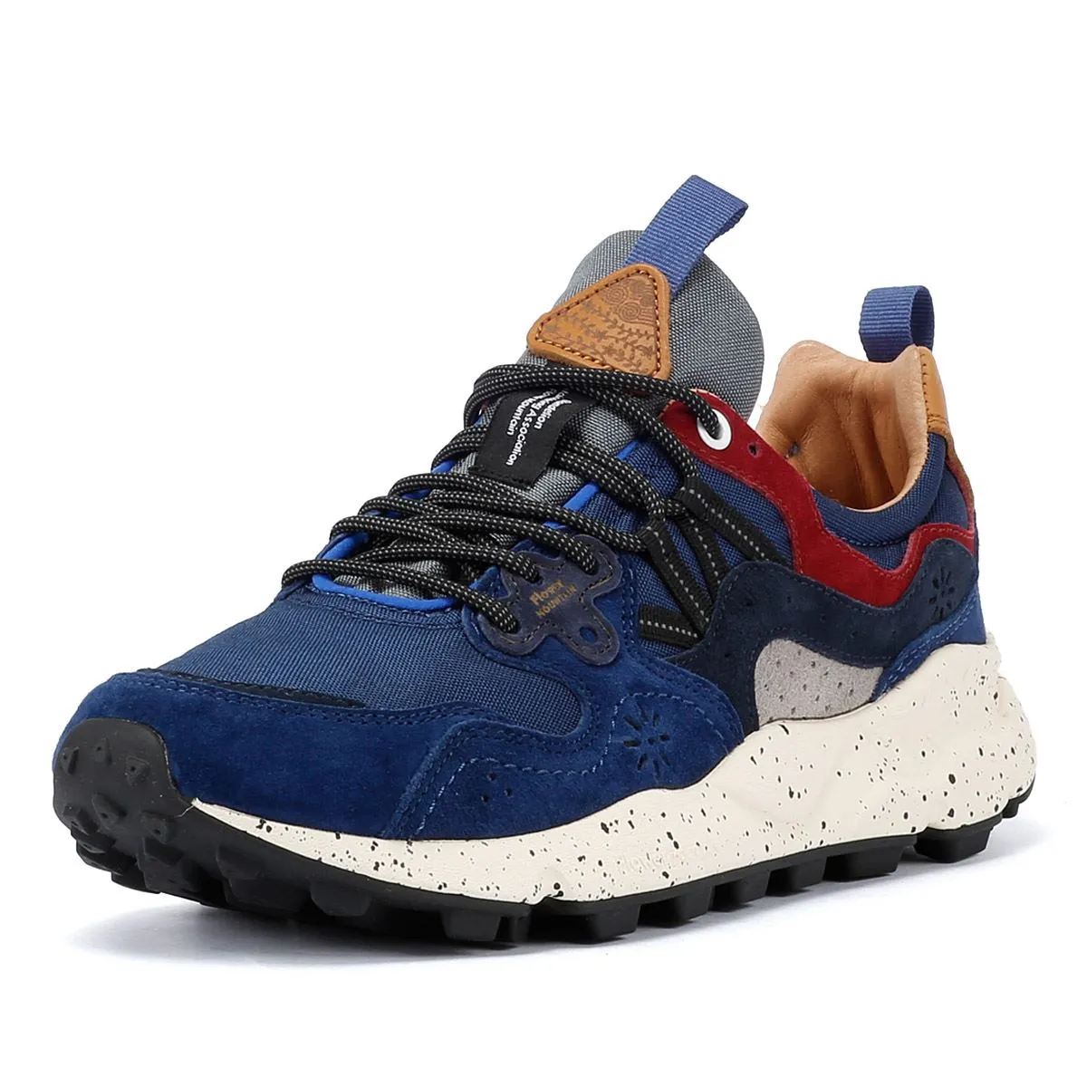 Flower Mountain Yamano 3 Suede Men's Light Navy/Orange Trainers