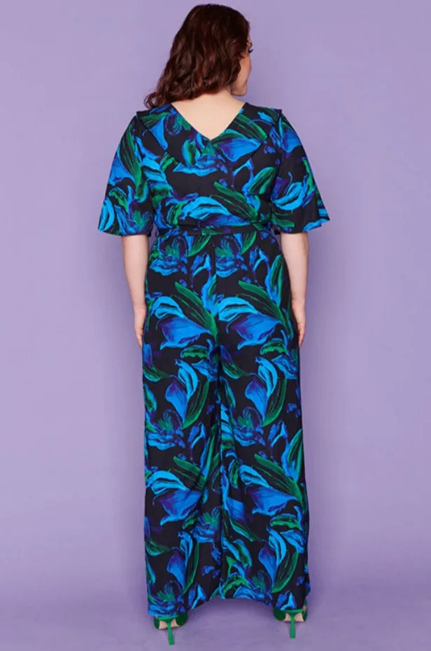 Frida Ocean Blue Jumpsuit