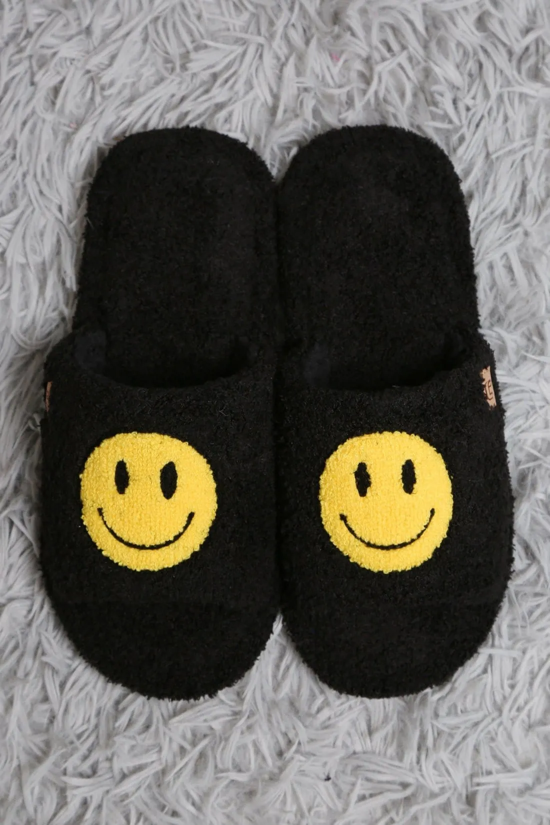 JCL6108 Super Lux Smiley Face Open Toe Slippers