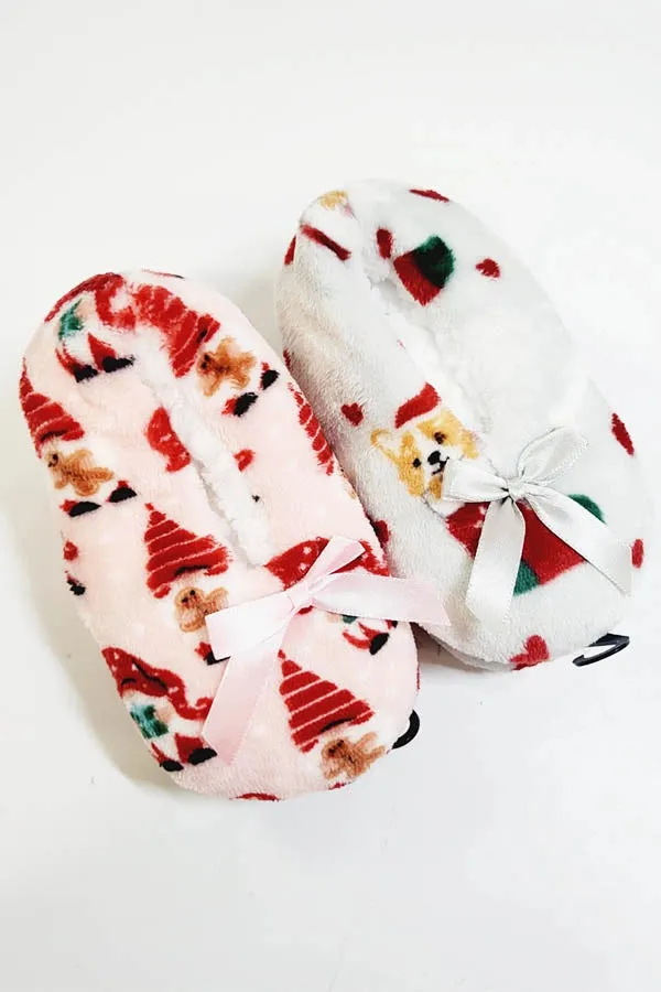 Kids Christmas Indoor Slipper Shoes