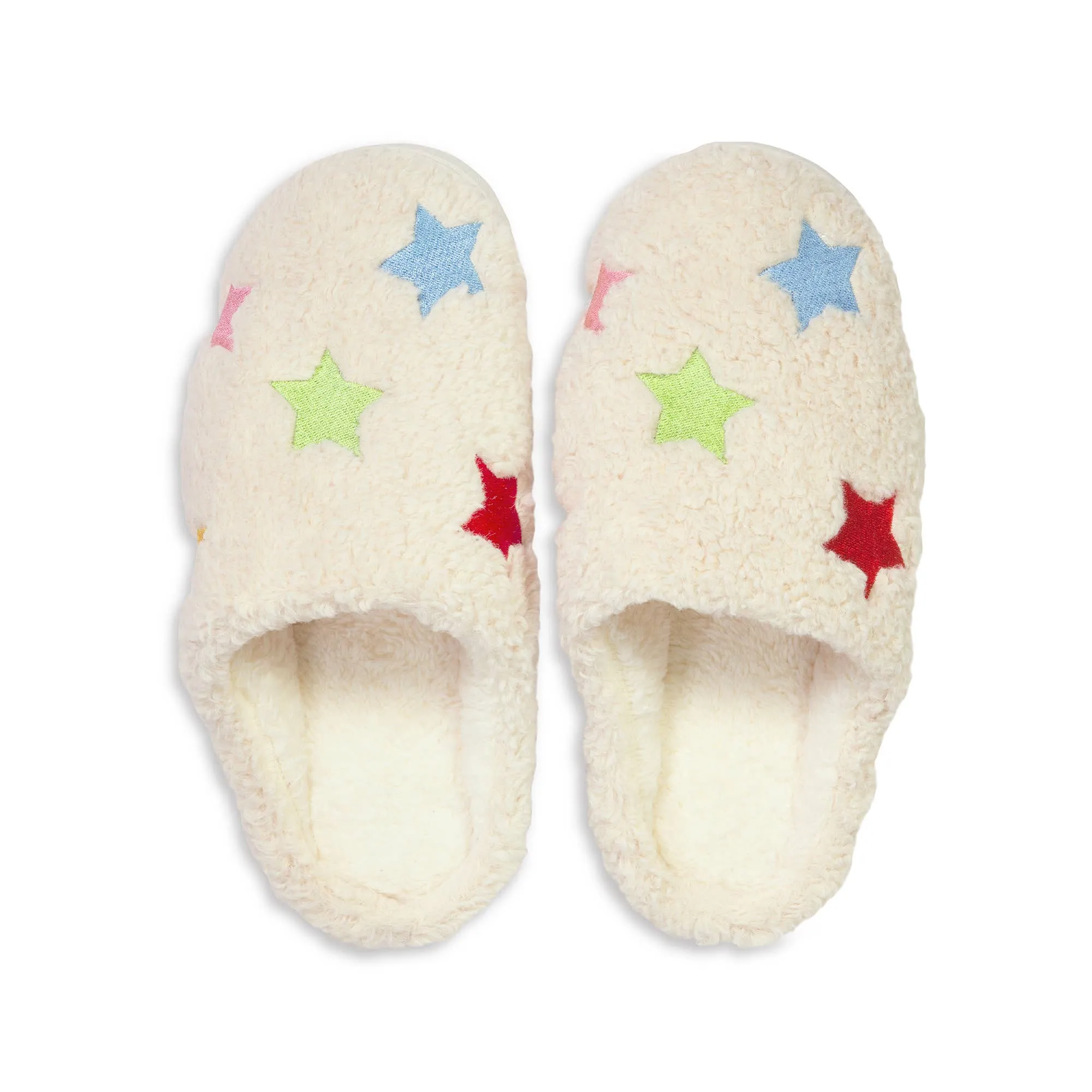 Large Cozy Stars Slippers