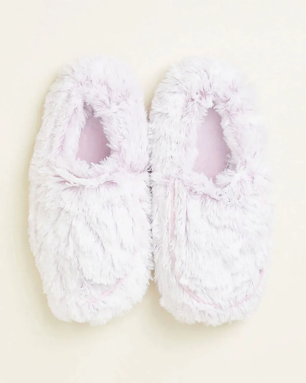 Marshmallow Lavender Warmies Slippers