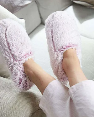 Marshmallow Lavender Warmies Slippers