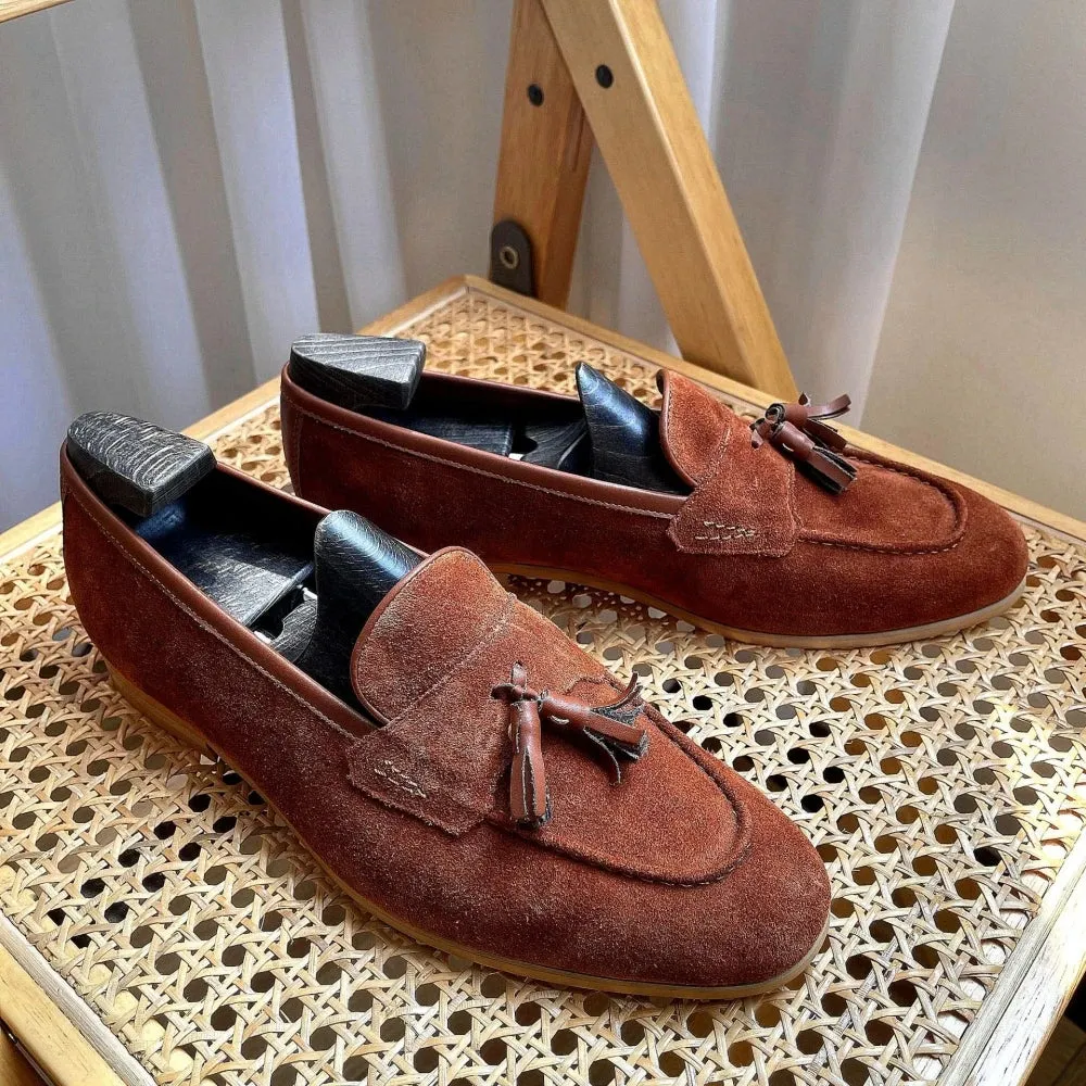 Men's Suede Tassel Loafer