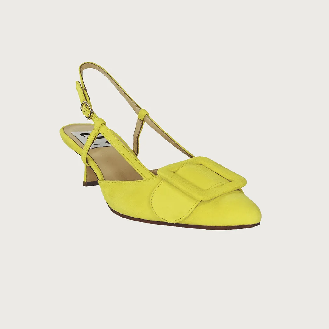 MIA CANARY YELLOW SUEDE