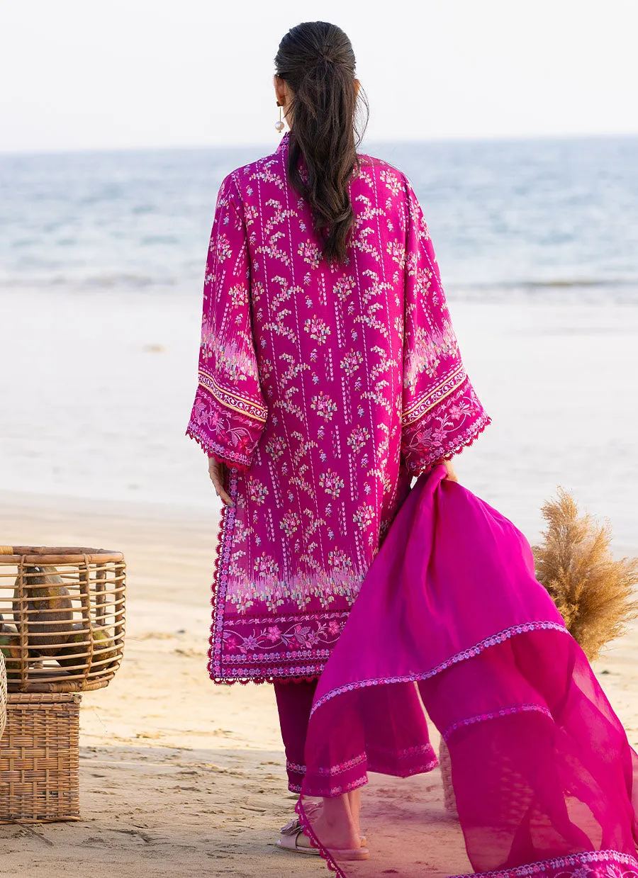 Mirri Magenta Shirt and Dupatta