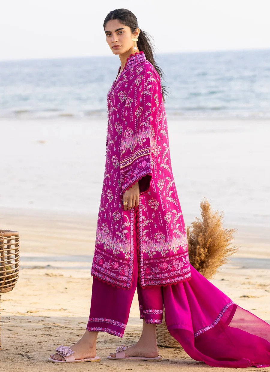 Mirri Magenta Shirt and Dupatta