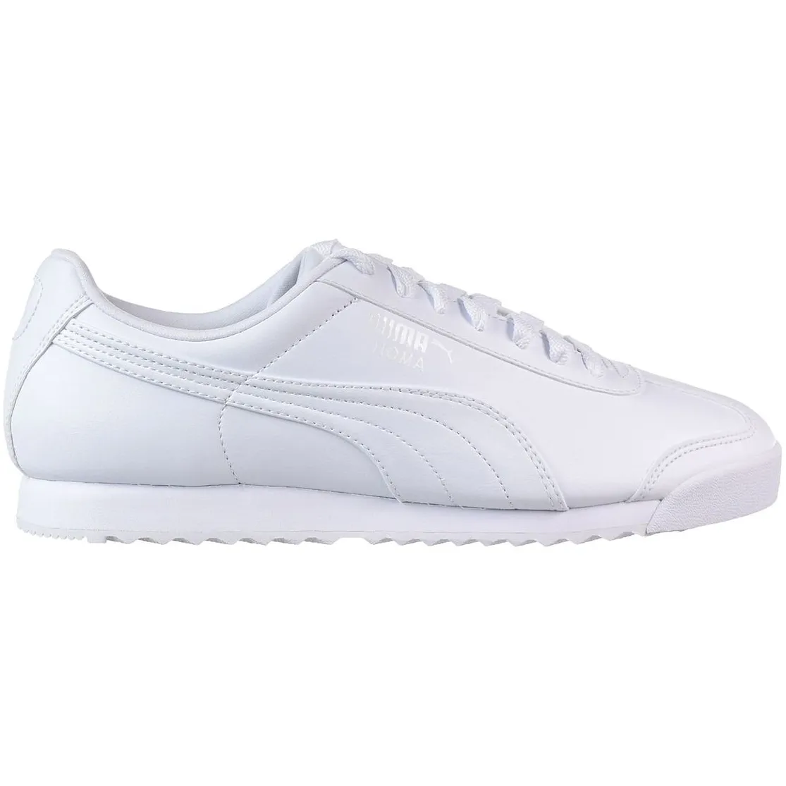 Puma Men's Roma Basic Shoes - White / Light Grey