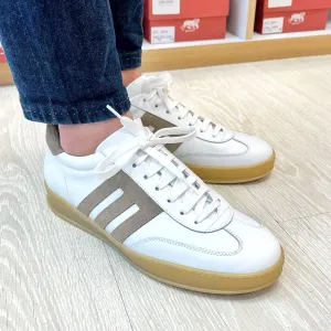 Sneakers bianca in pelle