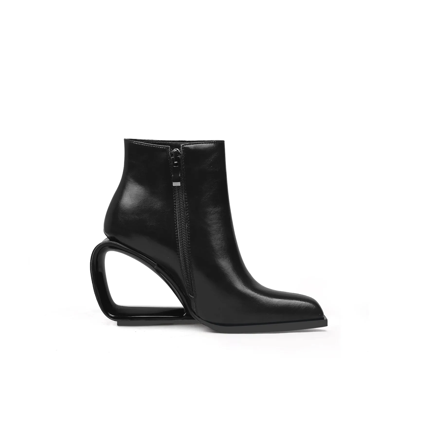 Venus Hollow Wedge Leather Boots