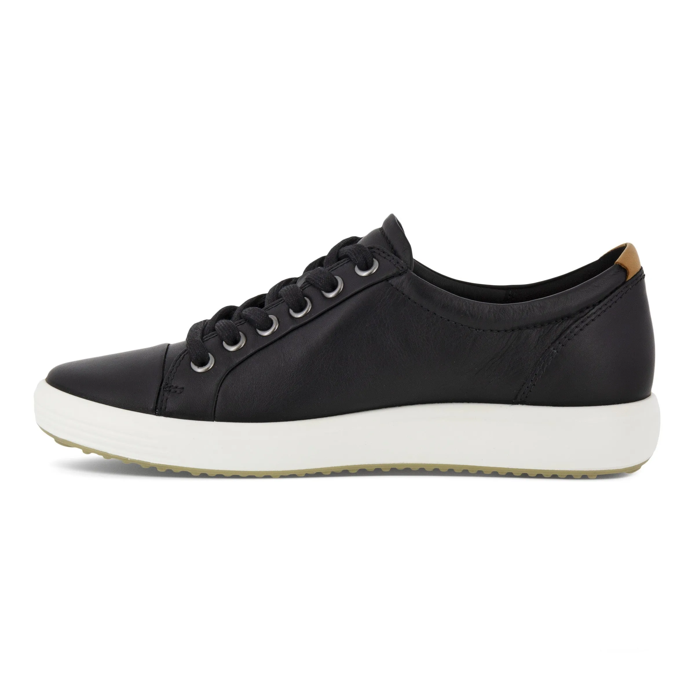 Womens Ecco Soft 7 Sneaker Color: Black